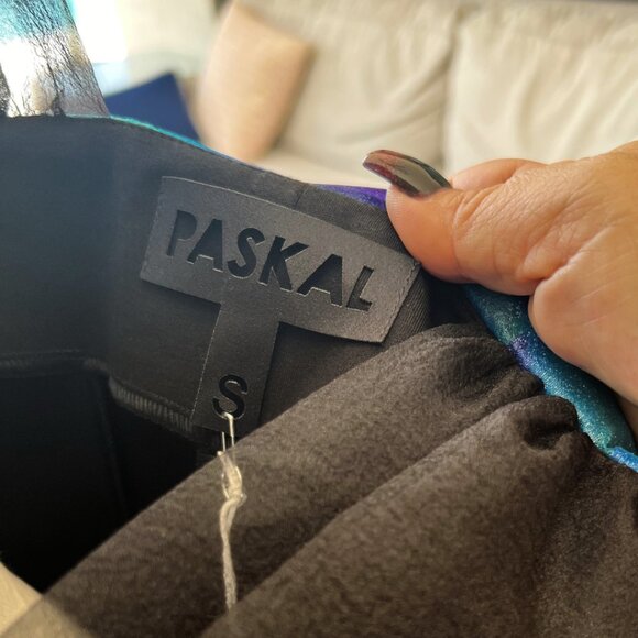 PASKAL Printed Rainbow Bubble Dress Gown Bow Straps S Pride - Picture 16 of 16